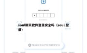 soul聊天软件登录安全吗（soul 登录）
