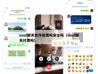 soul聊天软件收费吗安全吗（soul聊天付费吗）
