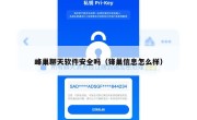 峰巢聊天软件安全吗（锋巢信息怎么样）
