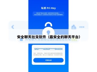 安全聊天社交软件（最安全的聊天平台）