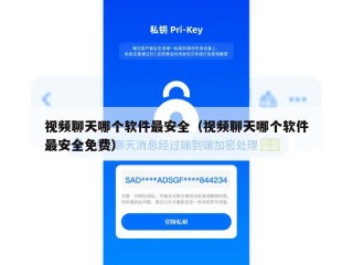 视频聊天哪个软件最安全（视频聊天哪个软件最安全免费）
