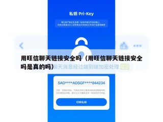 用旺信聊天链接安全吗（用旺信聊天链接安全吗是真的吗）