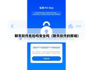 聊天软件危险吗安全吗（聊天软件的弊端）