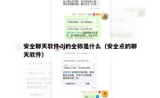 安全聊天软件dj的全称是什么（安全点的聊天软件）