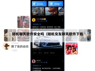 随机聊天软件安全吗（随机交友聊天软件下载）