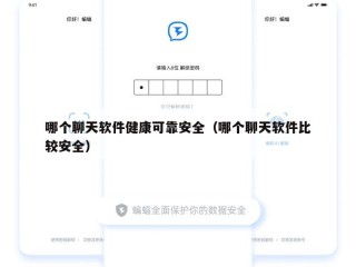 哪个聊天软件健康可靠安全（哪个聊天软件比较安全）