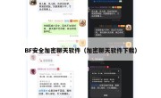 BF安全加密聊天软件（加密聊天软件下载）