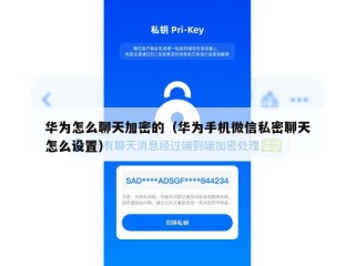 华为怎么聊天加密的（华为手机微信私密聊天怎么设置）