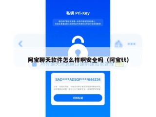 阿宝聊天软件怎么样啊安全吗（阿宝tt）