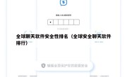 全球聊天软件安全性排名（全球安全聊天软件排行）