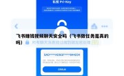 飞书赚钱视频聊天安全吗（飞书做任务是真的吗）