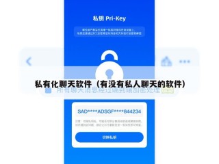 私有化聊天软件（有没有私人聊天的软件）