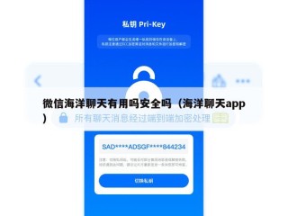 微信海洋聊天有用吗安全吗（海洋聊天app）