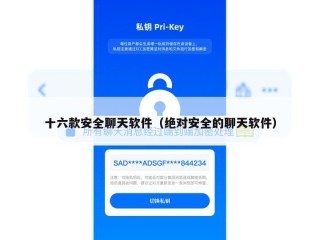 十六款安全聊天软件（绝对安全的聊天软件）