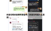 抖音扫码抖音聊天安全吗（抖音扫码是什么意思）