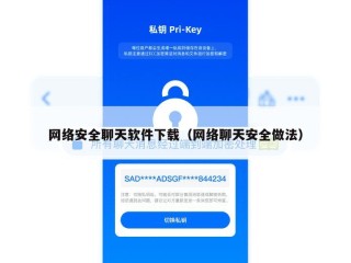 网络安全聊天软件下载（网络聊天安全做法）