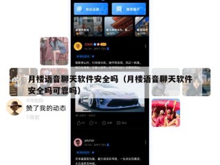 月楼语音聊天软件安全吗（月楼语音聊天软件安全吗可靠吗）