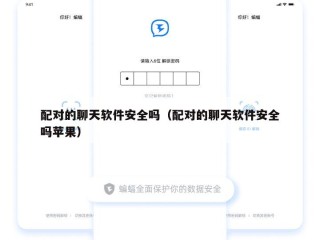 配对的聊天软件安全吗（配对的聊天软件安全吗苹果）