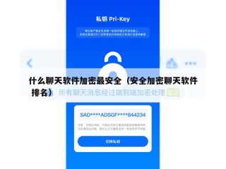 什么聊天软件加密最安全（安全加密聊天软件 排名）