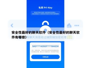 安全性最好的聊天软件（安全性最好的聊天软件有哪些）