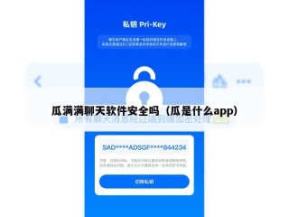 瓜满满聊天软件安全吗（瓜是什么app）