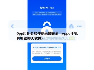 0pp用什么软件聊天最安全（oppo手机有哪些聊天软件）