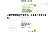 比翼视频聊天软件安全吗（比翼平台有哪些工具）