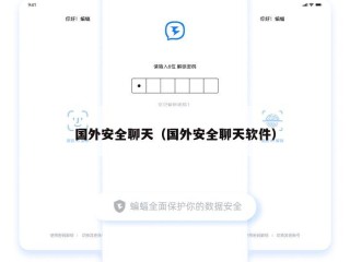 国外安全聊天（国外安全聊天软件）