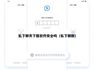 私下聊天下载软件安全吗（私下聊聊）