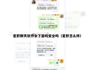 星野聊天软件会下架吗安全吗（星野怎么样）