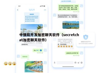 中情局开发加密聊天软件（secretchat加密聊天软件）