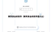 聊天安全的软件（聊天安全的软件是什么）