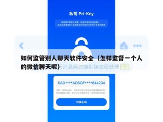 如何监管别人聊天软件安全（怎样监督一个人的微信聊天呢）