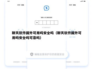 聊天软件国外可用吗安全吗（聊天软件国外可用吗安全吗可靠吗）