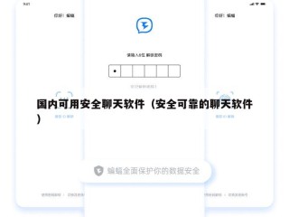 国内可用安全聊天软件（安全可靠的聊天软件）