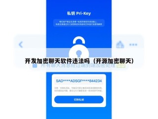 开发加密聊天软件违法吗（开源加密聊天）