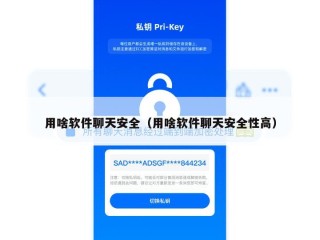 用啥软件聊天安全（用啥软件聊天安全性高）