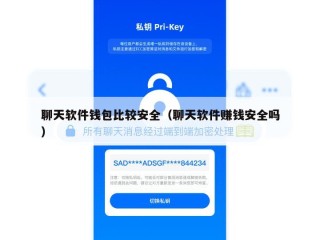 聊天软件钱包比较安全（聊天软件赚钱安全吗）