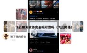 飞云聊天软件安全吗可靠吗（飞云网络）
