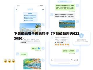 下载蝙蝠安全聊天软件（下载蝙蝠聊天6223080）