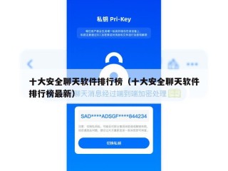 十大安全聊天软件排行榜（十大安全聊天软件排行榜最新）