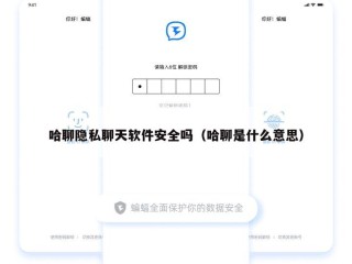 哈聊隐私聊天软件安全吗（哈聊是什么意思）
