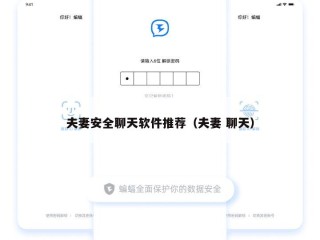 夫妻安全聊天软件推荐（夫妻 聊天）