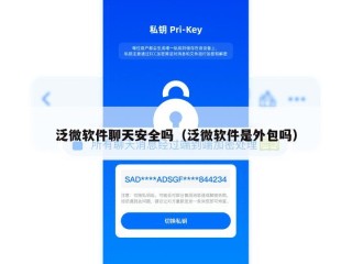 泛微软件聊天安全吗（泛微软件是外包吗）