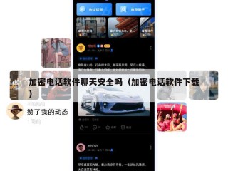 加密电话软件聊天安全吗（加密电话软件下载）