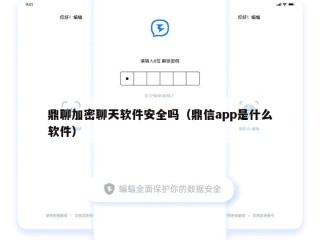 鼎聊加密聊天软件安全吗（鼎信app是什么软件）