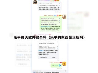 乐乎聊天软件安全吗（乐乎的东西是正版吗）