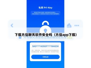 下载方信聊天软件安全吗（方信app下载）