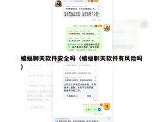 蝙蝠聊天软件安全吗（蝙蝠聊天软件有风险吗）