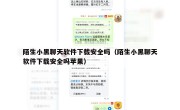 陌生小黑聊天软件下载安全吗（陌生小黑聊天软件下载安全吗苹果）